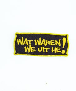 Wat waren we uit hè!