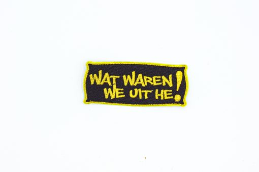 Wat waren we uit hè!